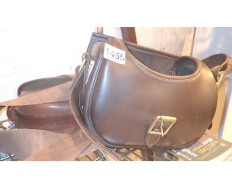Two leather hunting bags