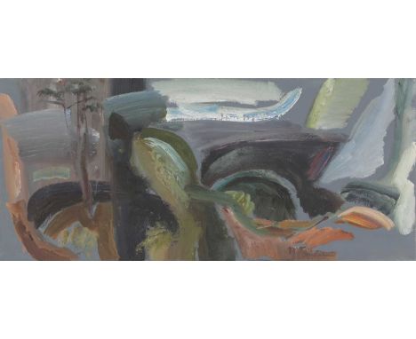 ▴ John Hitchens (b.1940)'Forms of Shade'signed 'John Hitchens' l.r., also signed, inscribed with title, and dated 1988 verso,