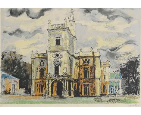 ▴ John Piper CH (1903-1992)'Flintham Hall' (Levinson 279)screenprint in colours, 1977, signed 'John Piper' l.r., and numbered