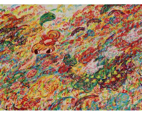 Ayako Rokkaku (Japanese, b.1982)Untitledfull bleed UV-cured pigment print with a silkscreen varnish layer on 410gsm Somerset 