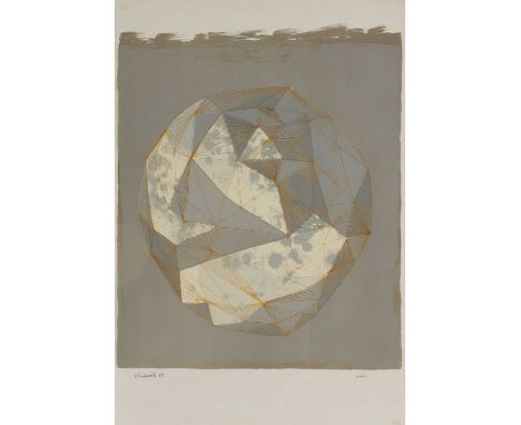 ▴ Lynn Chadwick RA (1914-2003)'Moon in Alabama'lithograph in colours, signed and dated 'Chadwick 63' in pencil l.l., proofshe