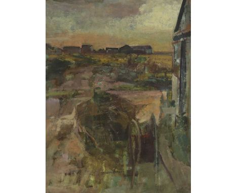 ▴ Fred Cuming RA (1930-2022)'The Boathouse'signed 'Cuming' l.l., oil on board69 x 44cmProvenance: Mason-Watts Fine Art, Leami