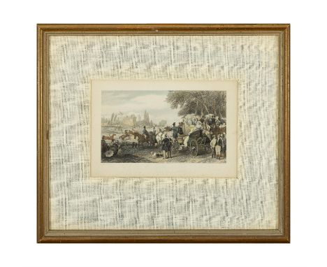 A COLLECTION OF SEVEN 19TH CENTURY PRINTS, COMPRISING:J.C. Bentley after W.H. Bartlett, 'Dublin Bay (from Kingstown Quarries)