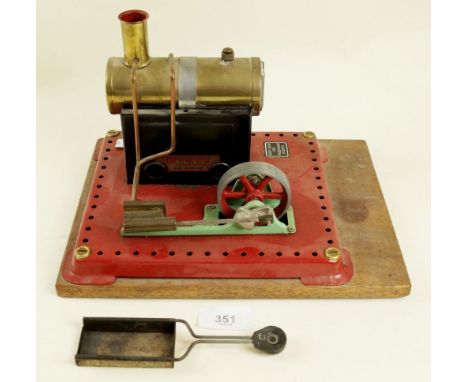 A German static  steam engine