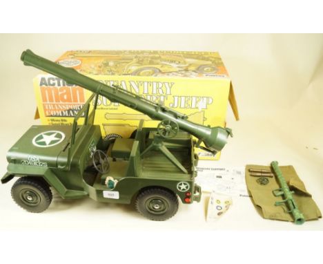 An Action Man Transport Command Infantry Support Jeep, boxed and good condition