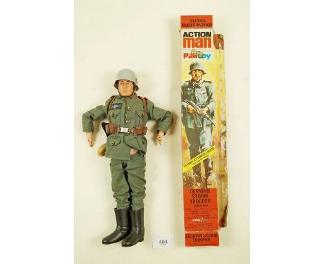 An Action Man German Storm Trooper and outfit boxed