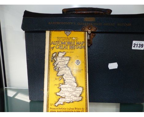 A BOX SET OF BARTHOLOMEWS AUTOMOBILE MAPS OF GREAT BRITAIN AND IRELAND