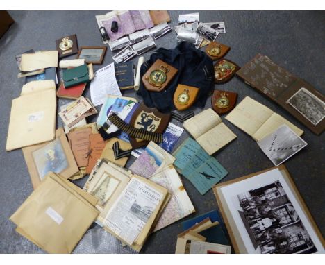 AN ARCHIVE COLLECTION OF EPHEMERA PERTAINING TO WING COMMANDER E.M.KENNEDY, RAF TO INCLUDE PILOT'S LOG BOOKS, NUMEROUS PHOTOG