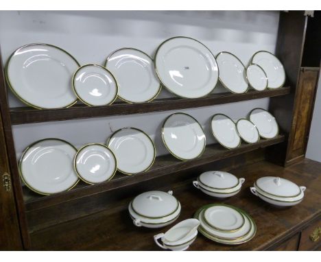 A ROYAL WORCESTER PART DINNER SERVICE CONSISTING OF approx six PLACE SETTINGS.