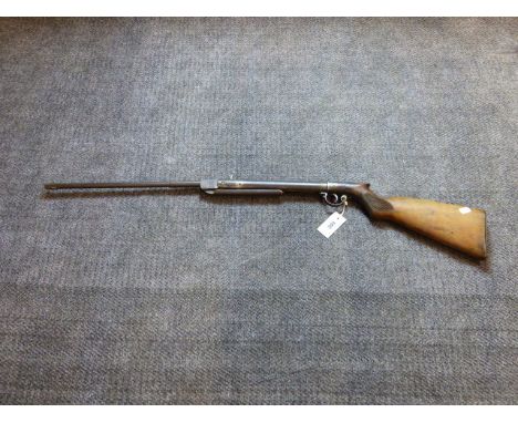 A HAENEL MODEL II AIR RIFLE IN .177 CALIBRE-WORN.