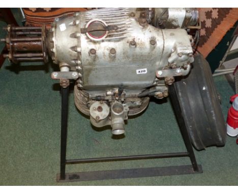 A rare Scott 'Flying Squirrel' light aero-engine to fit Flying Flea aircraft, c.1935 engine number 5033, 652cc, two-cylinder 