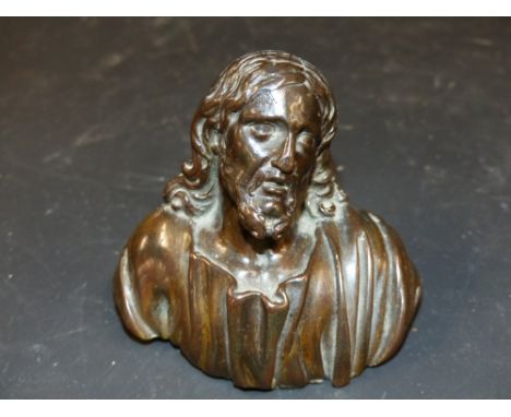 An early bronze bust of Christ