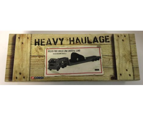 Corgi 1/50 scale limited edition Heavy Haulage CC13104 Volvo F88 three axle low loader lorry boxed
