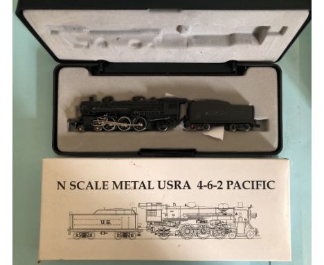 Model Power N scale metal usra 4-6-2 Pacific steam locomotive DCC digital fitted address No.65 boxed CONDITION REPORT: loco h