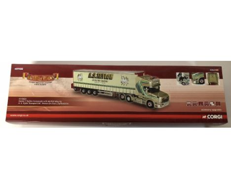 Corgi 1/50 Scale CC12823 Scania T curtainside with Moffett Mounty A.S.Taylor brand new ex shop stock boxed