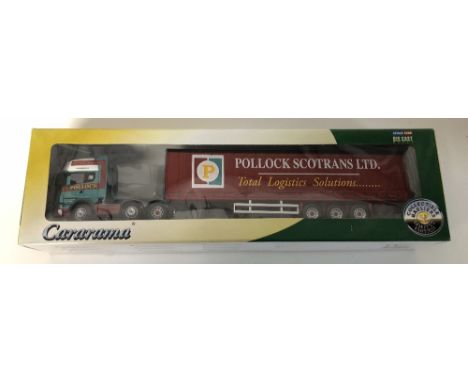 Cararama 1/50 scale Pollock Scotrans Ltd diecast lorry model new ex shop stock boxed