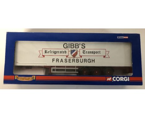 Corgi 1/50 scale CC19902 fridge trailer Gibbs of Fraserburgh brand new ex shop stock boxed