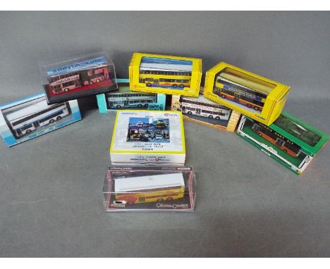 Corgi, EFE, Corgi Original Omnibus - Nine boxed diecast Chinese / Hong Kong themed model buses in 1:76 scale. Lot includes EF