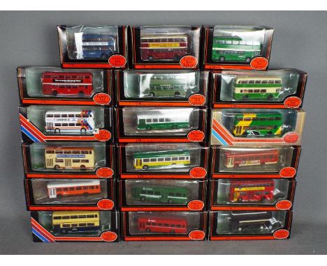 EFE - 18 boxed 1:76 scale diecast model buses by EFE. Lot includes #14601 Leyland National 'Ribble'; #15102C Leyland National