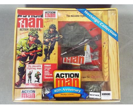 Action Man - A boxed Action Man '40th Anniversary' Combat Action Soldier Set from Modellers Loft. The set appears Mint within