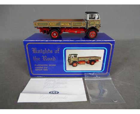 Spot-On Toys & Models Limited - A boxed 1:48 scale 'Knights of The Road' Series ERF Dropside Diesel Wagon by Spot-On Toys & M