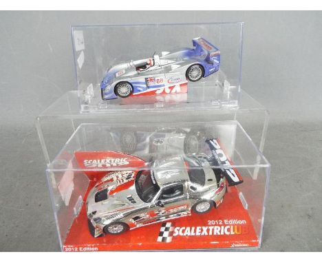 Scalextric - two Scalextric Tecnitoys vehicles comprising 2012 Club Edition #212DB15 and an Audi R8, both models appear mint 
