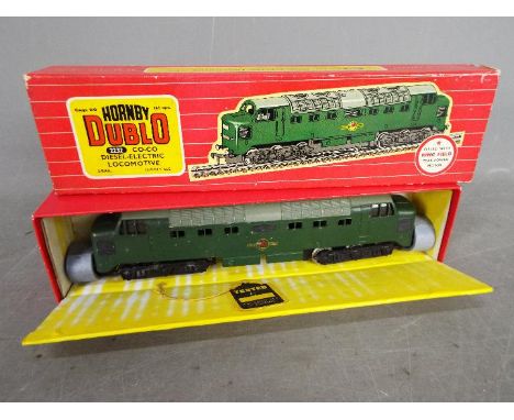 Hornby - A boxed 00 gauge Co-Co Diesel-Electric locomotive # 2232 in British Railways green. The model appears Near Mint and 