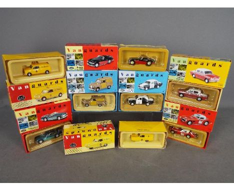 Corgi Vanguards - 8 x boxed models including # VA17005 Austin A35 Van in Wiltshire Constabulary livery, # VA05702 Austin Heal