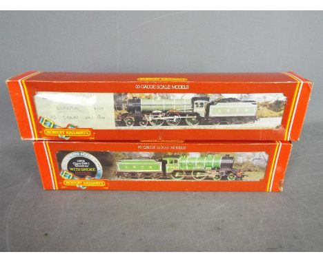 Hornby - 2 x 00 gauge stem locos, # R.378 a boxed 4-4-0 named Cheshire in LNER green operating number 2753 and # R.3588 a 4-6