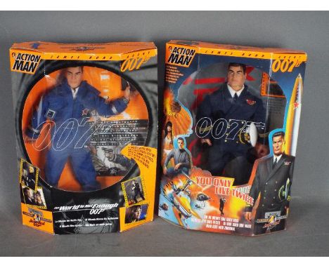 Hasbro, Action Man, James Bond - Two boxed Limited Edition Hasbro Action Man 'James Bond' figures. Lot consists of 'The World