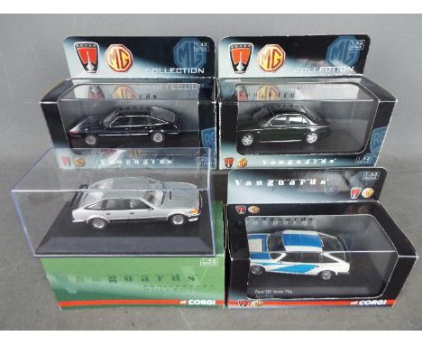 Corgi Vanguards - 4 x boxed Rover models including # VA09009 limited edition 30th Anniversary SD1 Vitesse in silver with cert