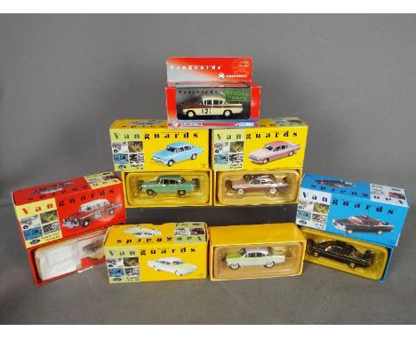 Corgi Vanguards - 6 x boxed Vauxhall models including # VA06400 Cresta PA in Dusk Rose &amp; Lilac Haze, # VA06402 Cresta PA 