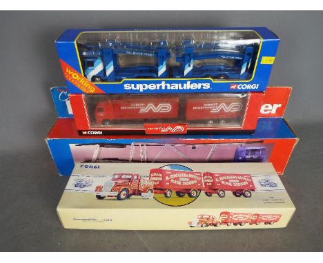 Corgi - Esso Collection - 4 x boxed trucks including # 97920 Scammell Highwayman with two trailers number 2095 of 7000 produc