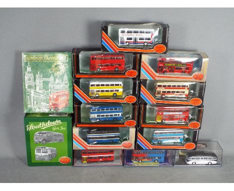 EFE, Corgi Original Omnibus - A fleet of 14 boxed 1:76 scale model buses. Lot includes Corgi OO #43609 Palatine II 'Go North 