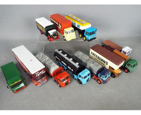 Corgi Classics - 11 unboxed Corgi Classic commercial vehicles. Lot includes Corgi Atkinson 'Tennant'; Corgi Foden 'Silcocks o