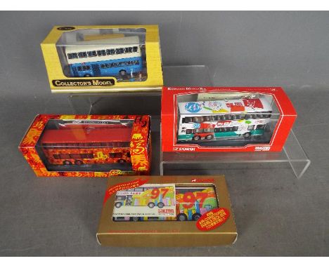 Corgi Original Omnibus, CSM - Four boxed 1:76 scale Hong Kong model buses. Lot includes CSM #44801 Leyland Victory II Alexand