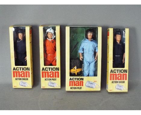 Hasbro, Action Man - Four boxed Hasbro ACtion Man figures. Lot consists of 'Action Sailor' x2 and 'Action Pilot' x2. Figures 