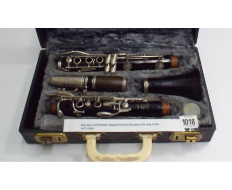 Boosey and Hawkes Regent Clarinet in fitted case 