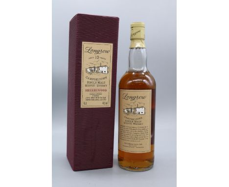 Longrow 1991 Aged 10 Years single malt Scotch whisky, 46% vol / 70cl, with original boxShipping £33.00 plus vat (UK Only)