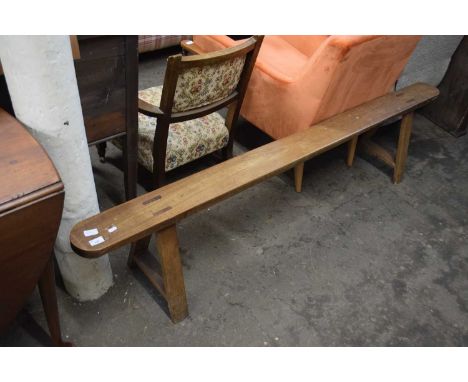 Antique wooden bench probably French