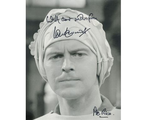 Dads Army Ian Lavender signed 10 x 8 inch b/w portrait photo. Good condition. All autographs are genuine hand signed and come
