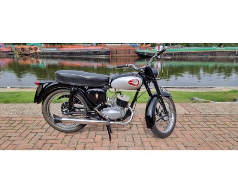 1966 BSA Bantam D7, 172cc. Registration number LHU 590D. Frame number D7.4708. Engine number FD7 3597.Many a now-mature motor