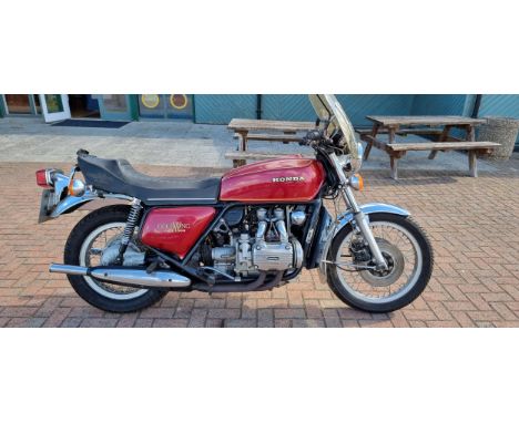 1976 Honda Gold Wing GL1000, 999cc. Registration number MAU 606P. Frame number GL1-2002389. Engine number GL1E-2002756.The Go