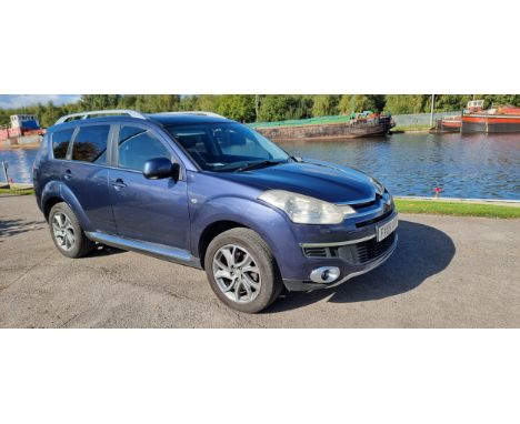 2009 Citroen C-Crosser Exclusive HDi, 2179cc. Registration number FX09 WRE. VIN number VF7VV4NH9U951677.The C-Crosser is a co