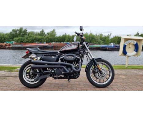 2009 Harley Davidson XL883R Sportster, 1200cc. registration number AV09 VWX. Frame number 5HD4CS2129K422810. Engine number S2