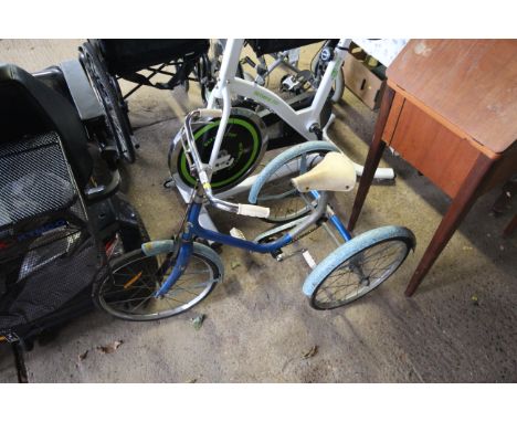 A vintage child's trike circa 1950s - vendor reports one owner from new