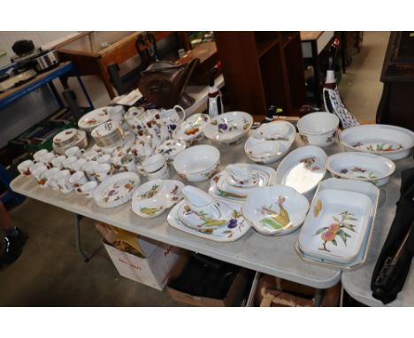 A large quantity of Royal Worcester "Evesham" dinnerware