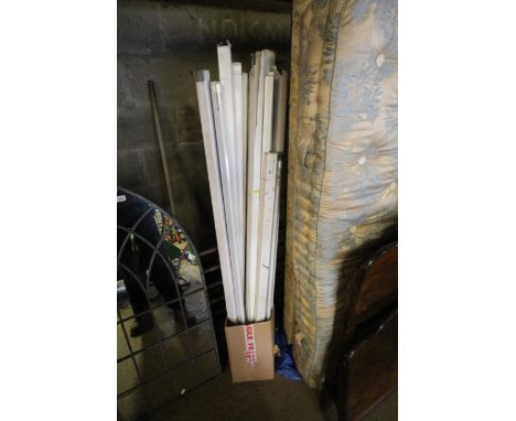 A quantity of various strip lighting tubes