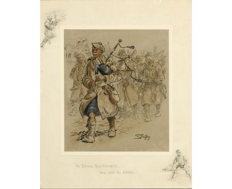 Colour reproduction, finished by hand, laid down onto paper and then onto a support sheet, with blindstamp and two printed re