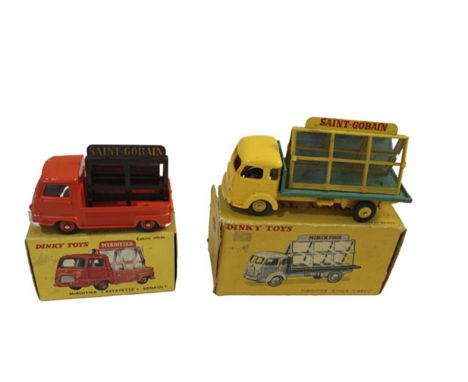 Various boxed models including 33C Simca Cargo Van , 564 Renault Mirror Truck, 35A Citreon Breakdown Truck (Dinky Toys), 519 